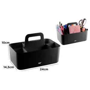 Organizador de Escritorio Negro