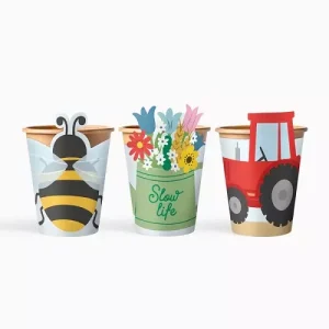 Vasos Cartón Granja 270cc