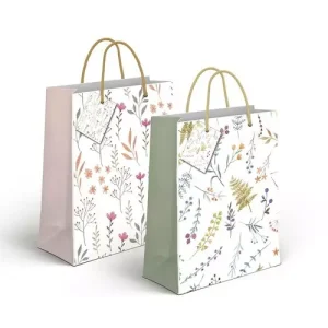 Bolsa Papel M Flores 2M