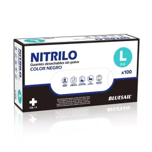 Guantes Desechable NITRILO Negro