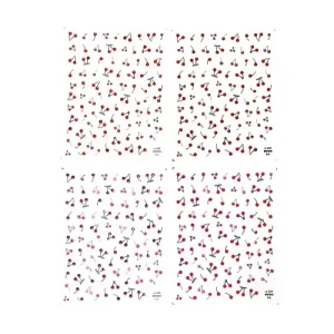 Pegatinas Decorativa de Uñas 5D Cerezas