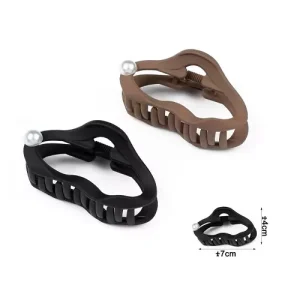 Pinza de Pelo Nube Perla 7cm