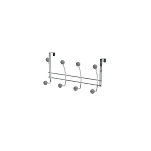 Perchero Metal 8 Ganchos – Cromo/Gris