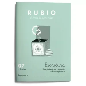 Cuaderno Caligrafías de Rubio C07