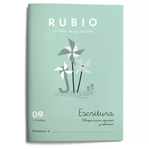 Cuaderno Caligrafías de Rubio C09