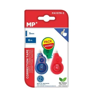 Cinta Correctora 5mmx6m 3pcs