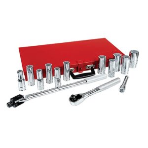 Autocle Fraccional Con Cuadro De 1/2 15PZ Urrea 5300A