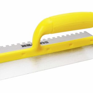 Llana Dentada Cuadrada De 11X5 Pulgadas Surtek 123188 Con 6 Remaches