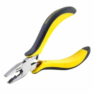 Mini pinza para electrónica con mango bimaterial de 4-1/2″ corte lateral Surtek 952