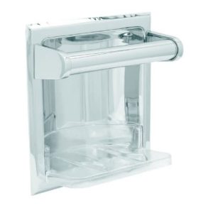 Jabonera De Empotrar Cromo Urrea 301