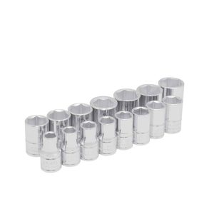 Juego De 15 Dados Largos Métricos 1/2″ 6 Puntas Urrea 54205