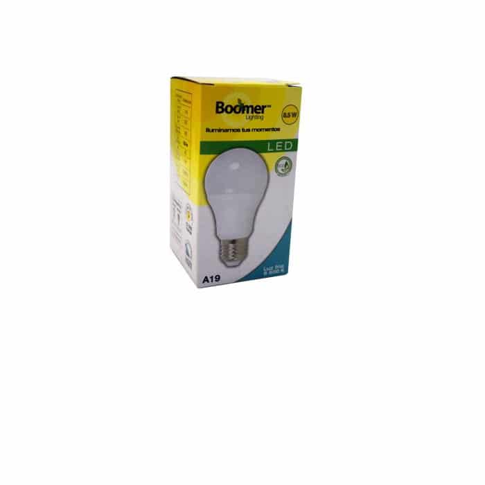 Foco Led 8.5W Luz Dia 6500K Boomer A19