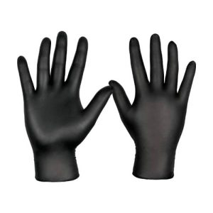 Guantes De Nitrillo Desechable Negro 100PZ Truper Gu-854N