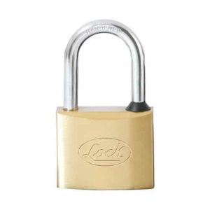 Candado De Laton Largo Llave Estandar 50MM Lock L20L50Eb
