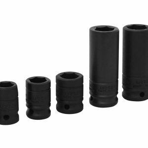 Juego De Dados De Impacto Urrea 7400Ca En Pulgadas Cuadro 1/2″ 7Pzs