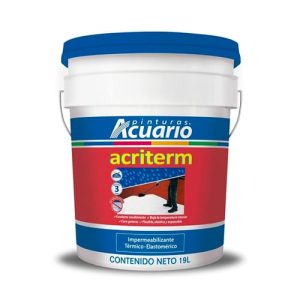 Impermeabilizante 19L Acriterm Blanco 3 Años Acuario