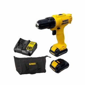 Taladro Atornillador DCD700AC2-B3 12V Dewalt + Set 5 Brocas + Puntas