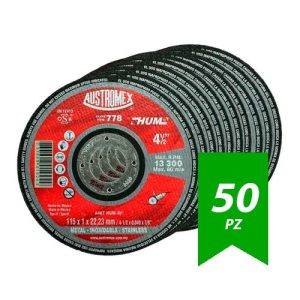 Disco Corte Metal Super Delgado De 4-1/2″ X 1MM X 7/8″ Austromex 778 1 Pieza