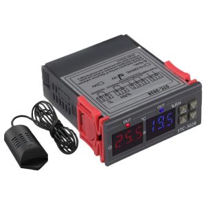 HIGRÓMETRO CONTROLADOR DE HUMEDAD Y TEMPERATURA 12VDC 10A STC-3028