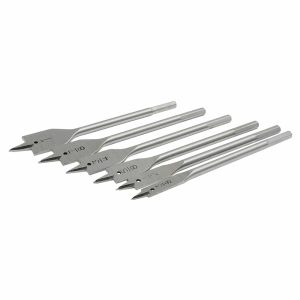 Juego de 6 brocas para madera tipo manita plana zanco hexagonal Surtek JBP6