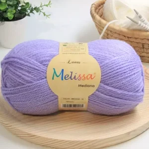Lana Mediana Violeta Pastel 25