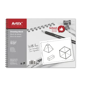 Block de Dibujo Con Recuadro 20H 130G