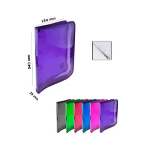 Carpeta 4 Anillas A4 Cremallera