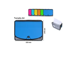 Carpeta Espiral Fuelle A4