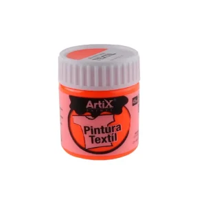 Pintura Textil 45ml Naranja Neón