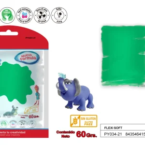 Pasta de Modelar 60G Verde Navidad