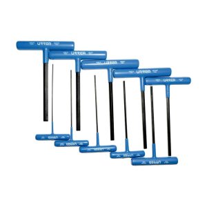 Juego 10 Llaves Hexagonales T Ergonómicas Métricas 6″ Urrea 4965GPM