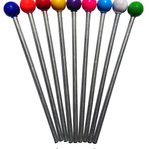 baquetas de xilófono metalófono aluminio colores (la unidad) samples k9