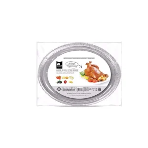 Bandeja Aluminio Extragrande Ovalada 46,8x34x8,5cm